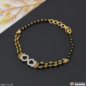 1 Gram Gold Plated New Style Mangalsutra Bracelet for Women - Style A387