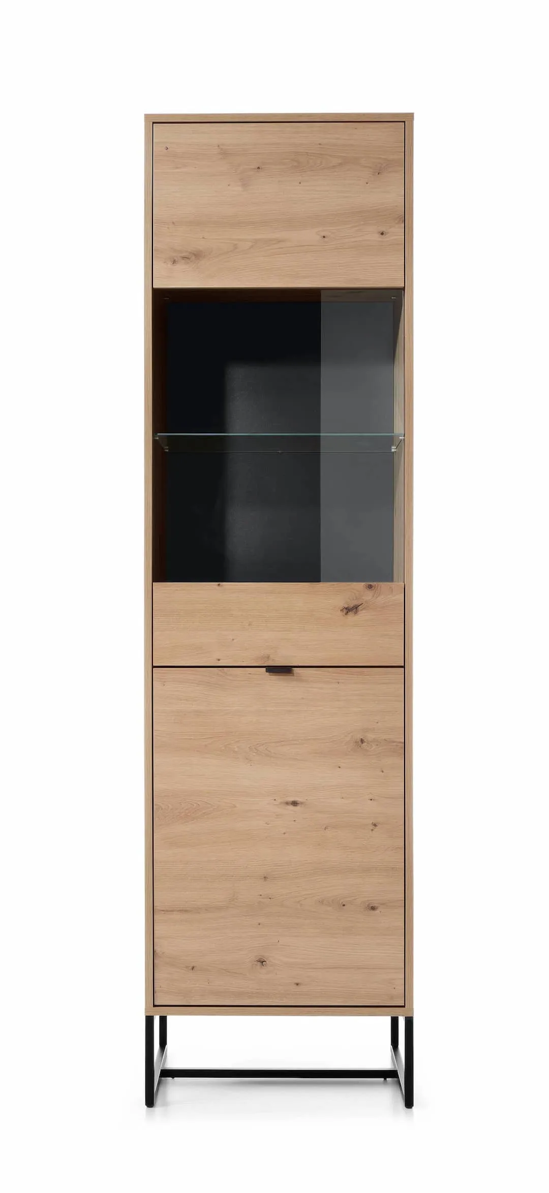 Amber Tall Display Cabinet 53cm