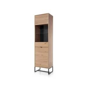 Amber Tall Display Cabinet 53cm