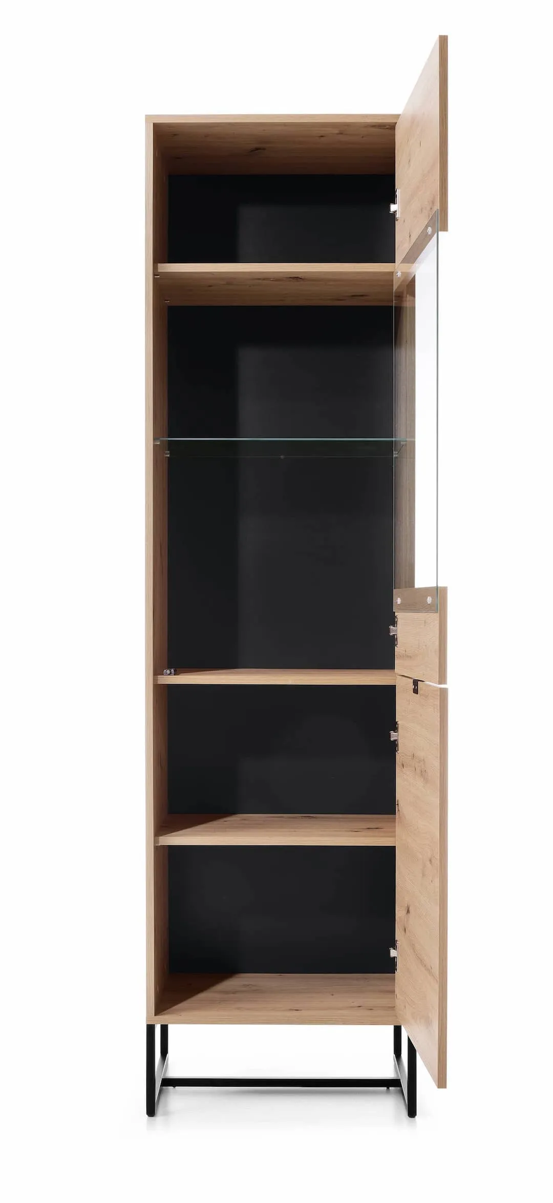 Amber Tall Display Cabinet 53cm