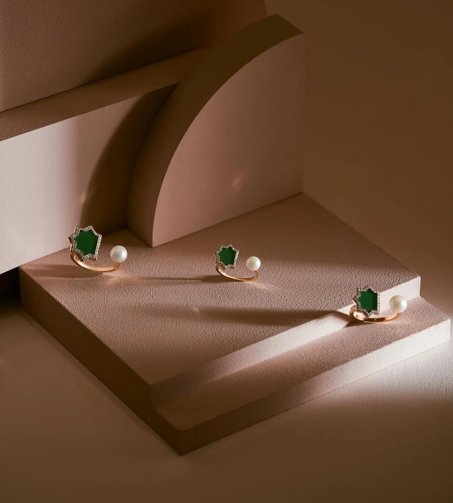 Andalus Mini Green Onyx Ring