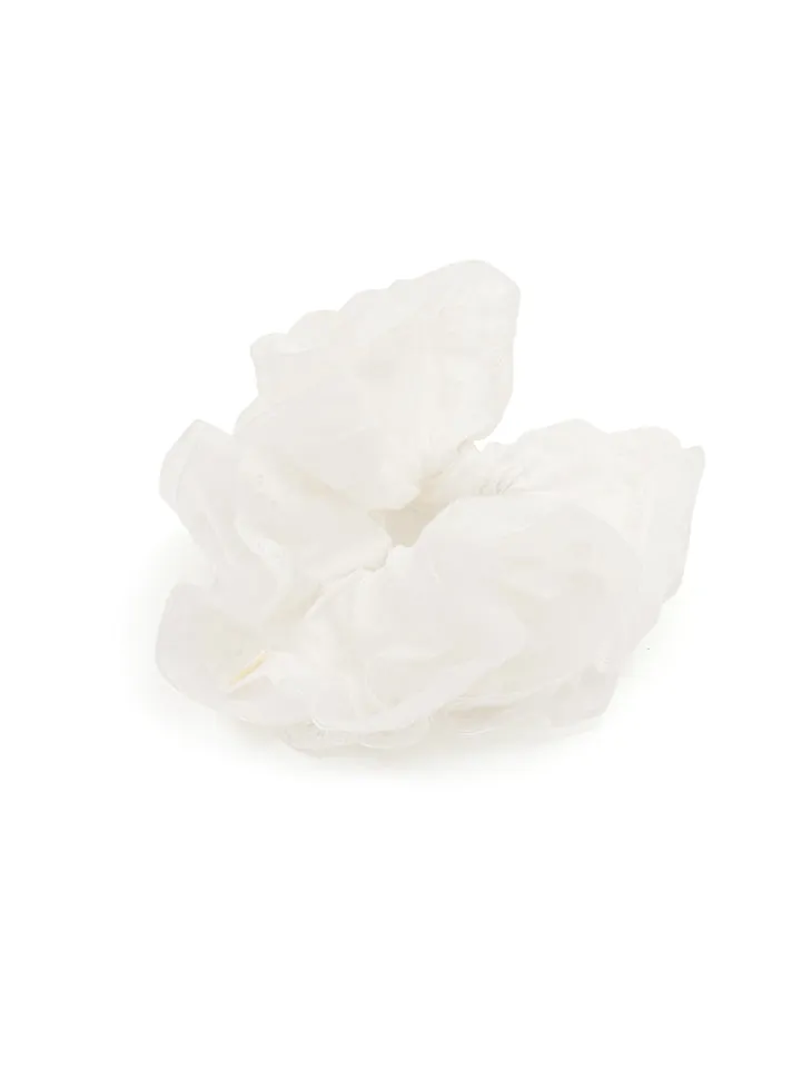 AP-467 Lace Organza Scrunchie