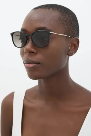 Black & Silver GG1082/S Round Sunglasses