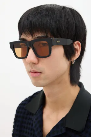 Black Mega Square Sunglasses