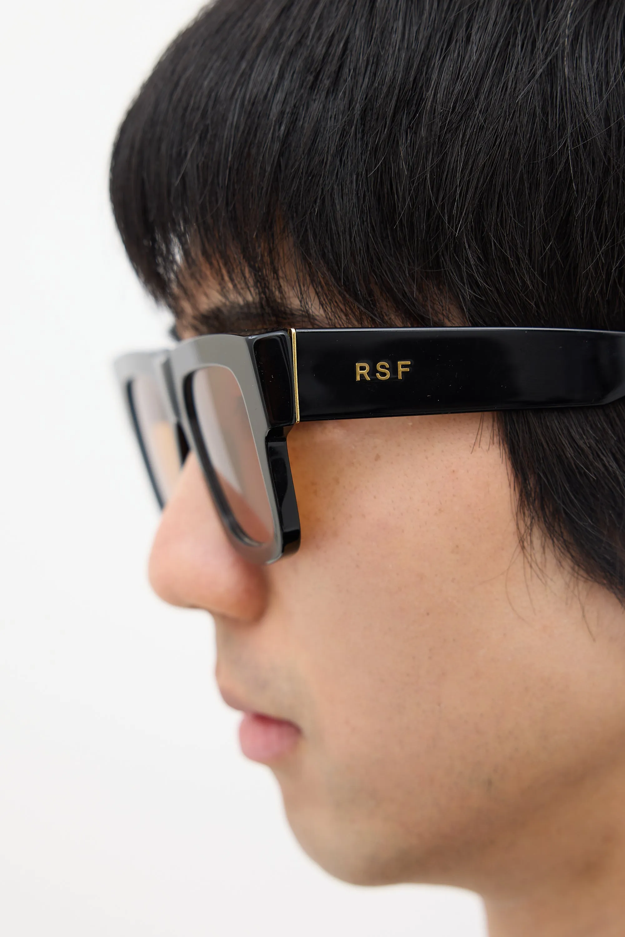 Black Mega Square Sunglasses