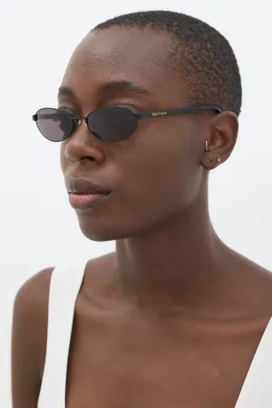 Black Musettes Oval Sunglasses