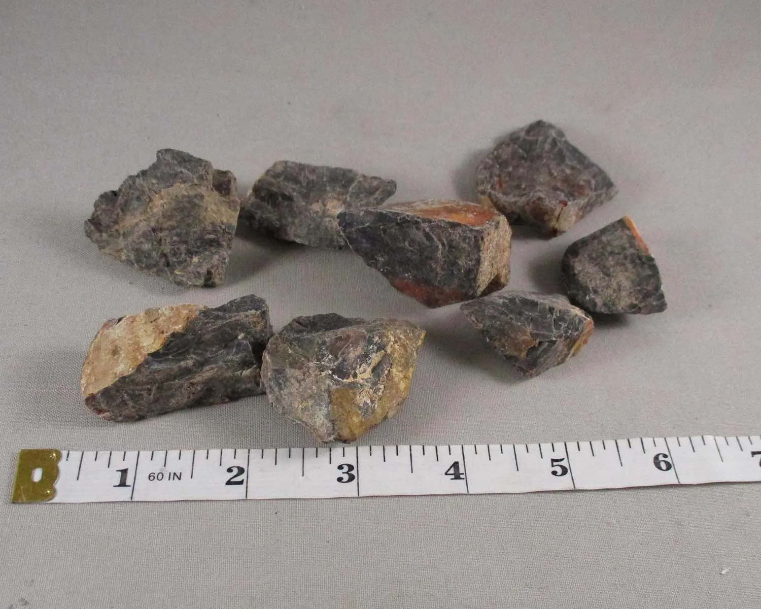 Black Onyx Stones Raw 3pcs H116**