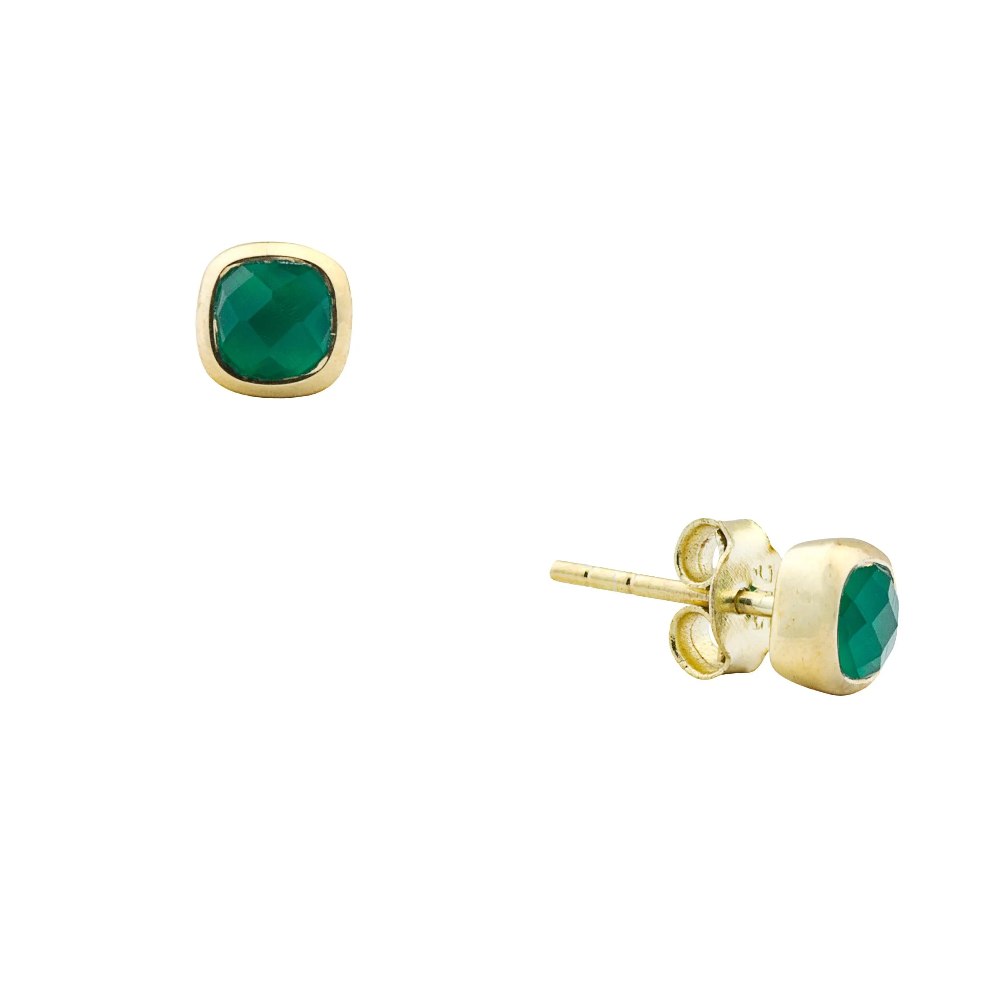 Brigid Stud Earrings, Gold Vermeil