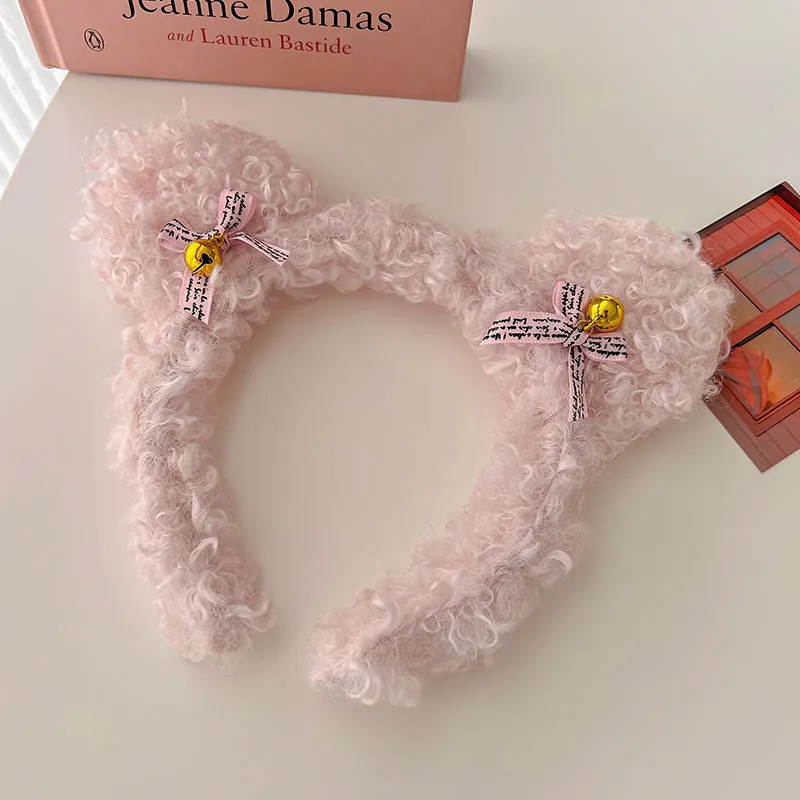 Cute Strawberry Bear Ear Headband