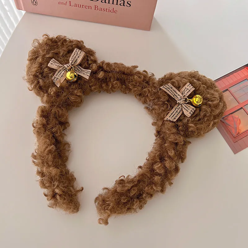 Cute Strawberry Bear Ear Headband