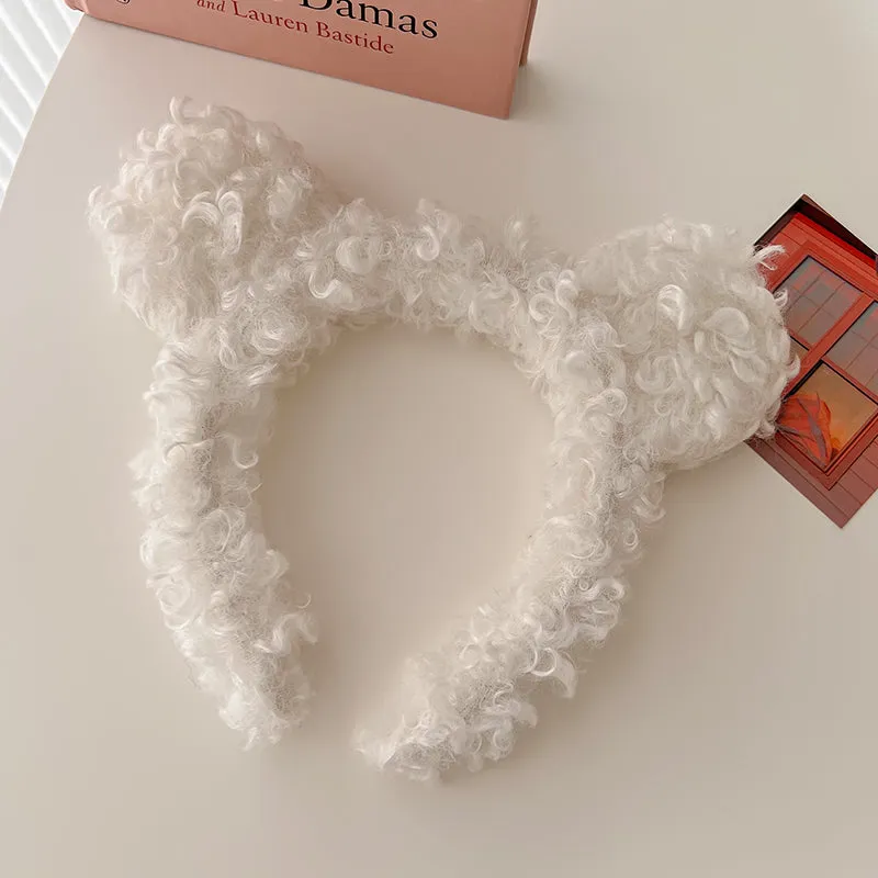 Cute Strawberry Bear Ear Headband