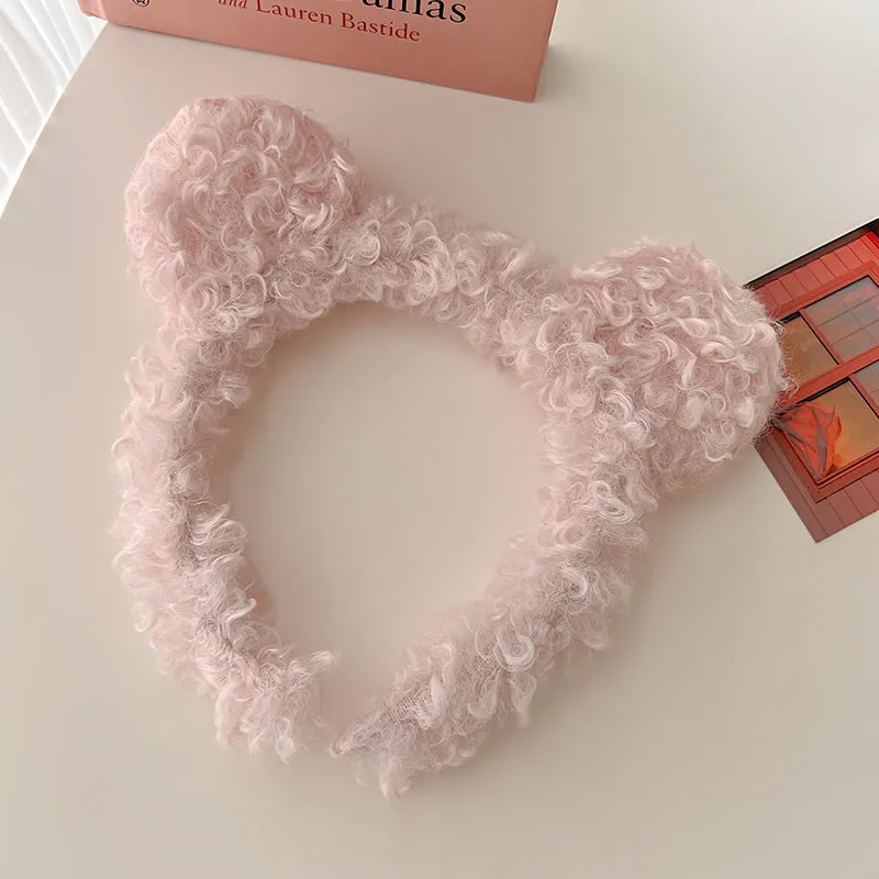 Cute Strawberry Bear Ear Headband