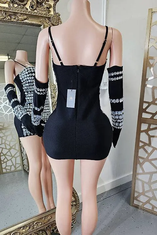 Diane Diamante Dress (Ready To Ship)