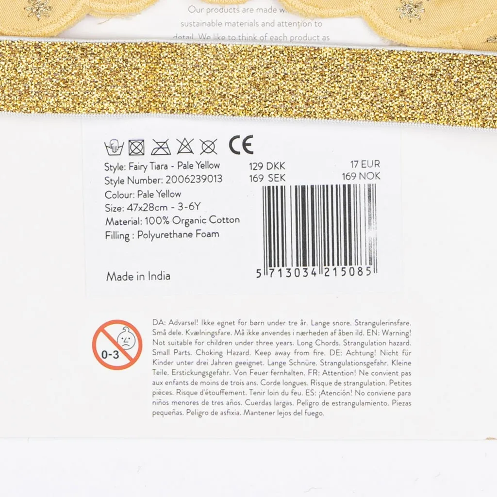 Dress-up - Fairy Tiara - Pale Yellow
