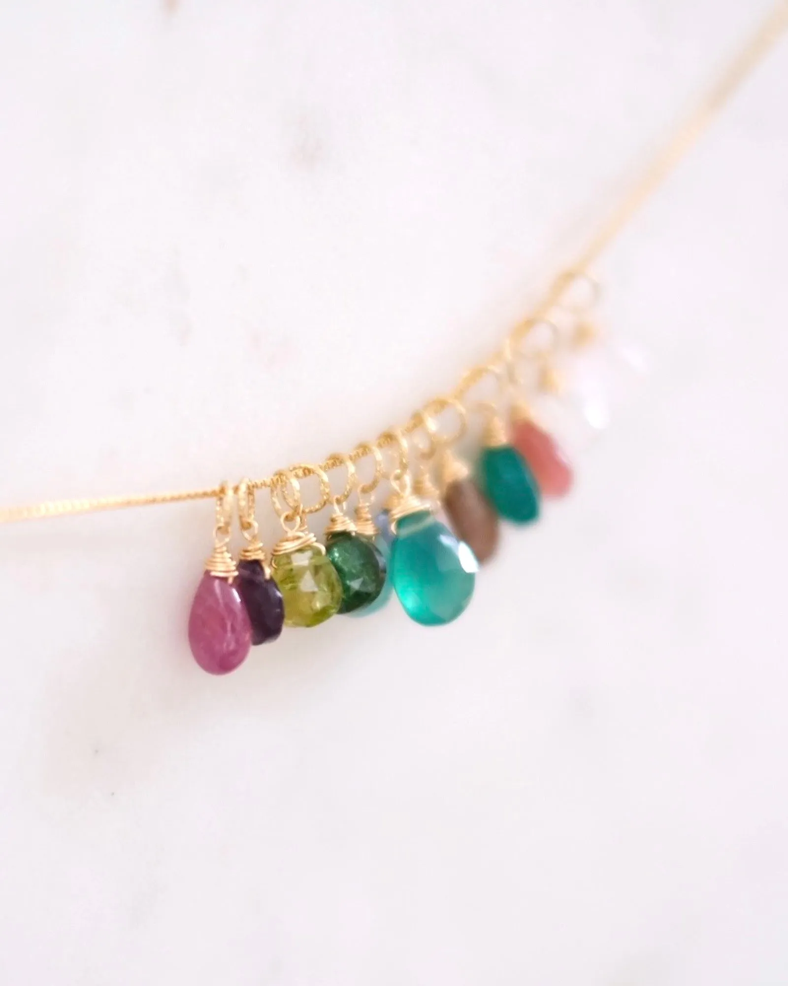 Green onyx Pendant Charm