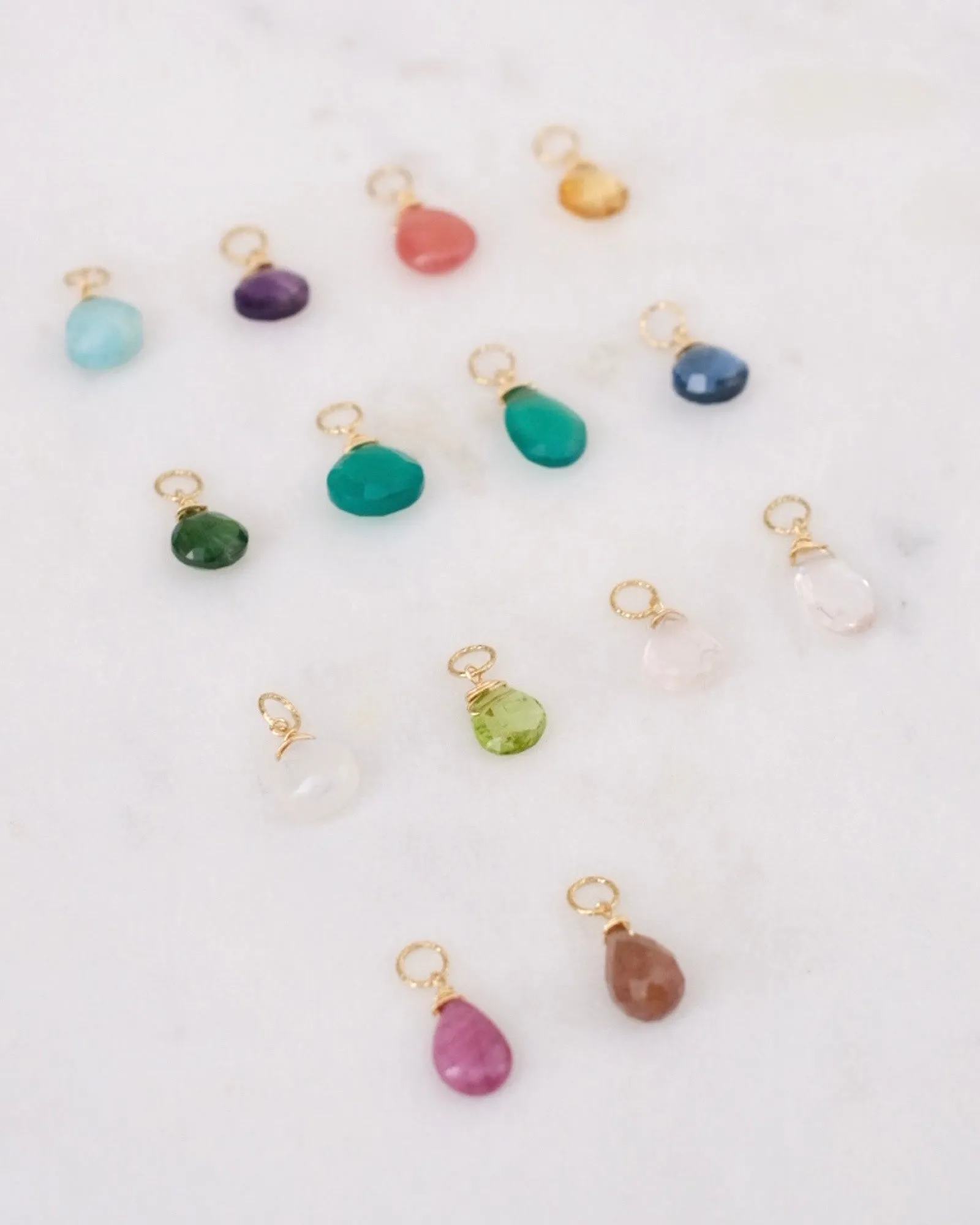 Green onyx Pendant Charm