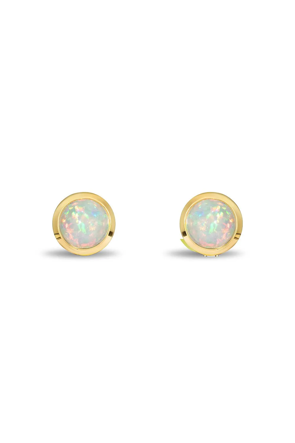 Lime Opal Drip Drop Statement Earrings