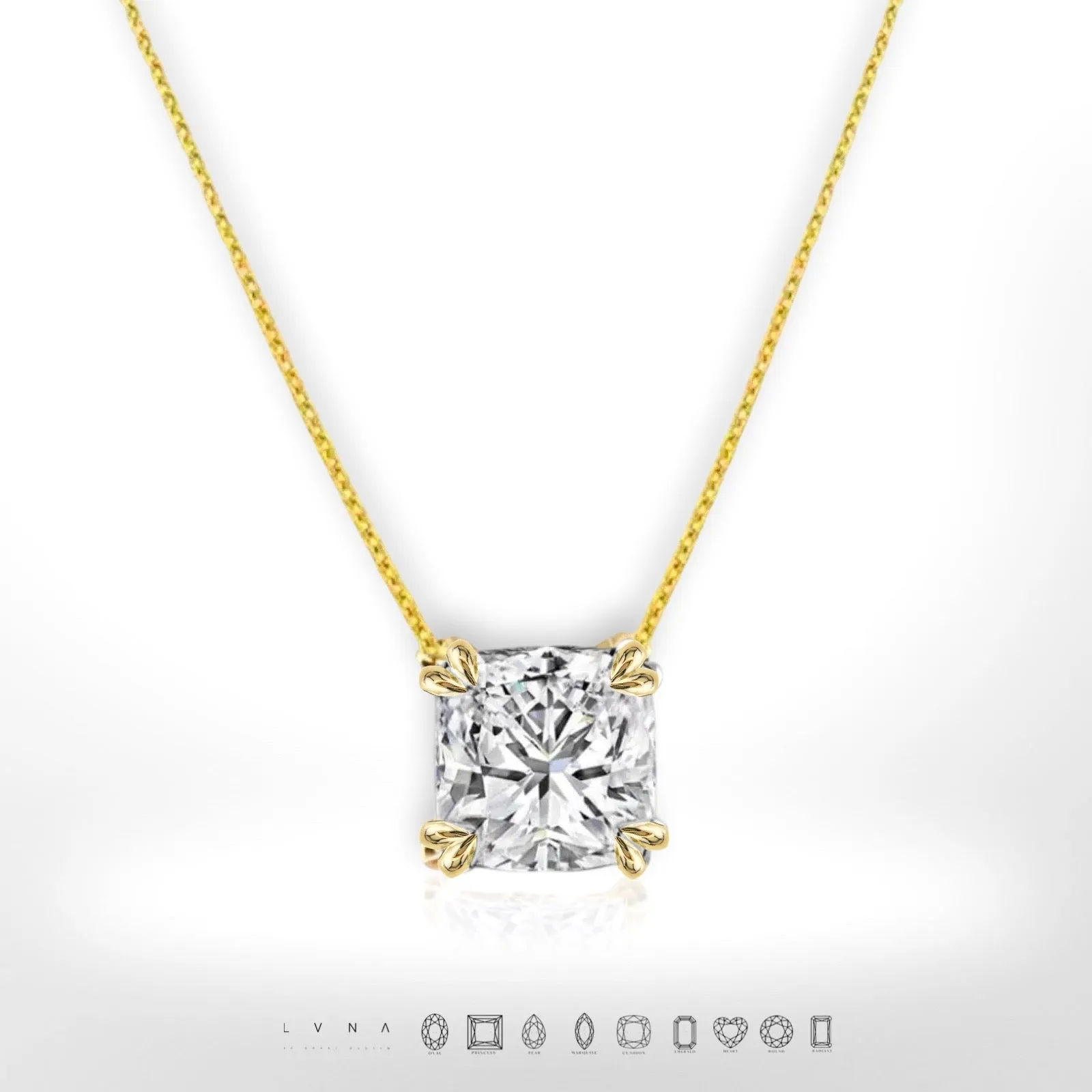 #LoveLVNA | Cushion Solitaire Necklace