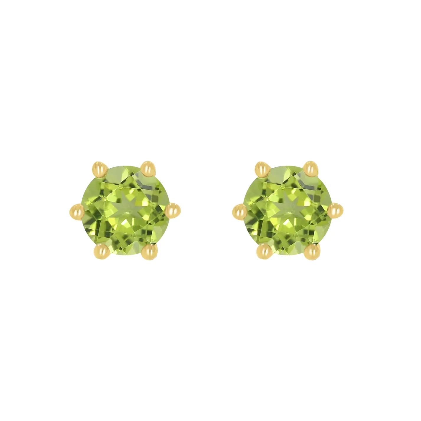 Peridot Pendant and Earring Set