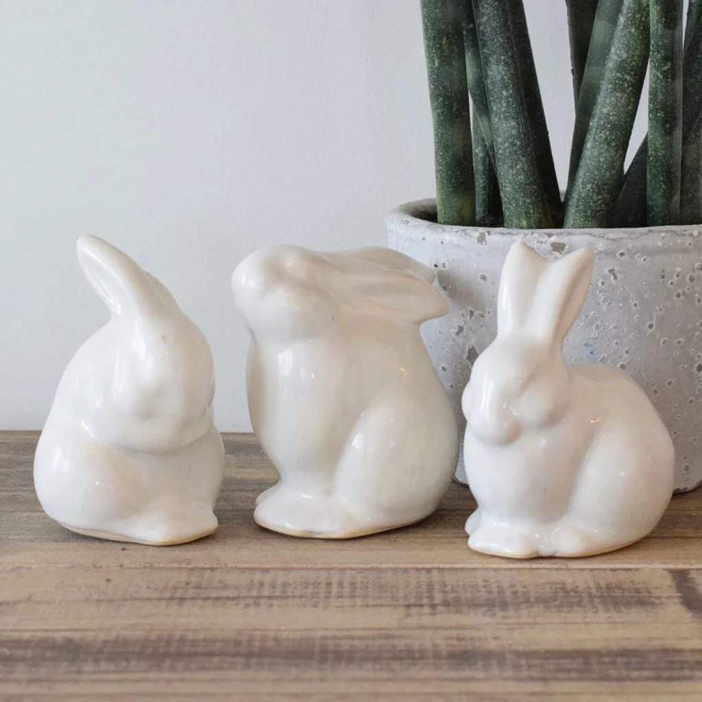 Praying Bunny Moonstone