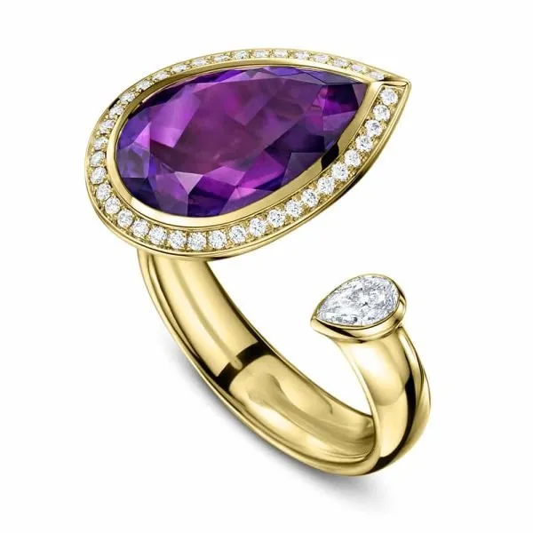 Satellite Pear Amethyst