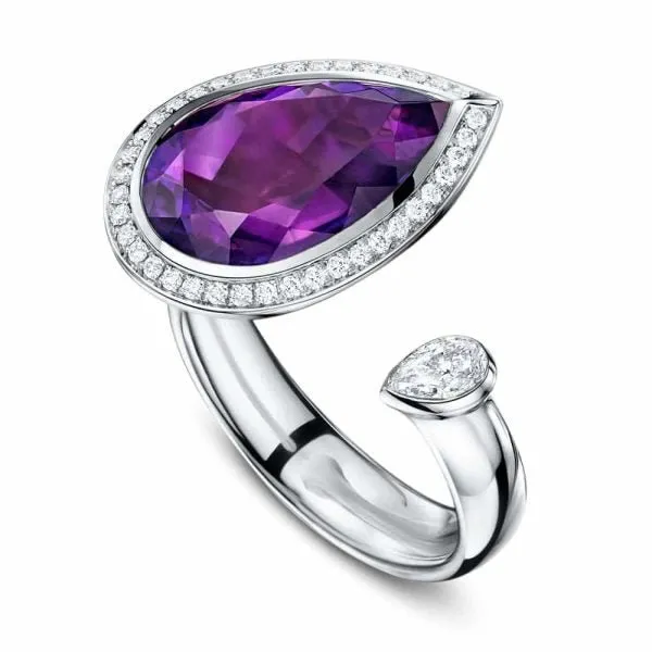 Satellite Pear Amethyst