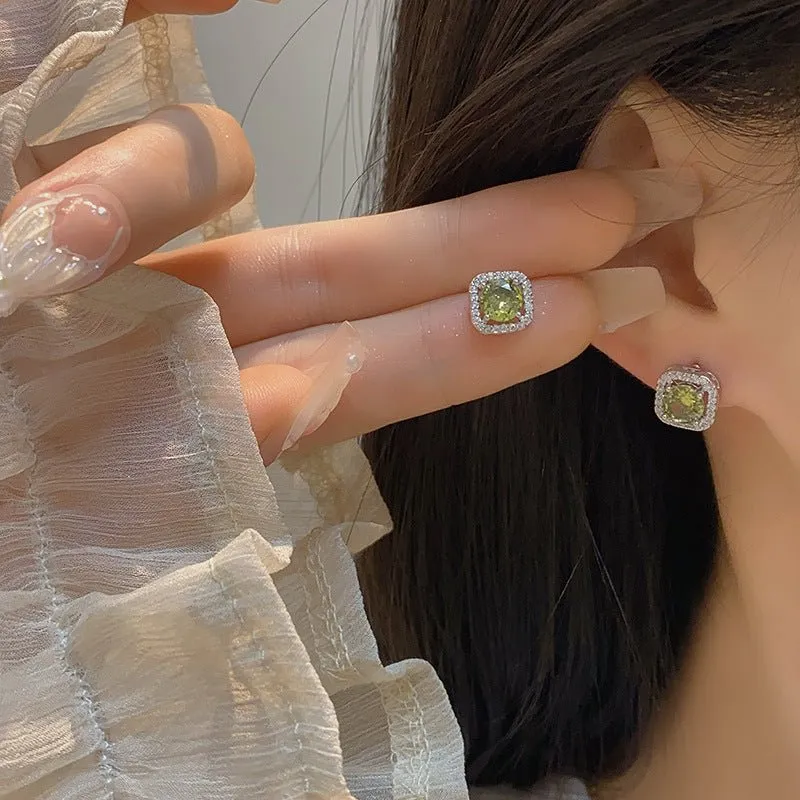 Shelby Peridot Earrings