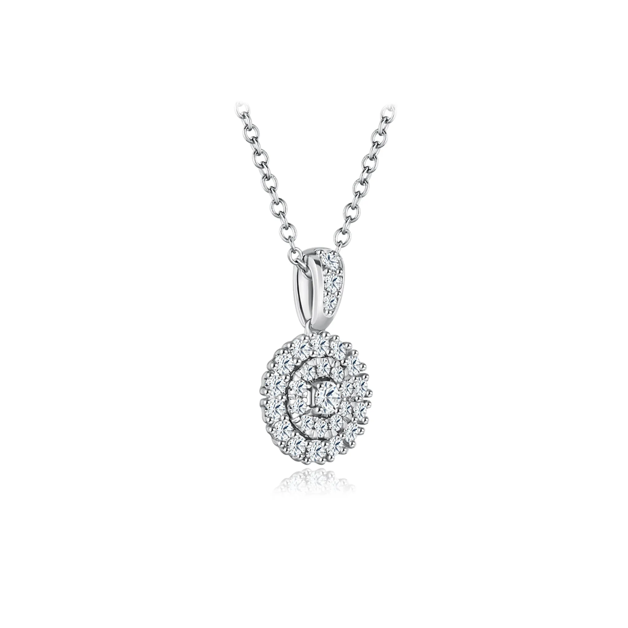 Starry Cluster Diamond Necklace