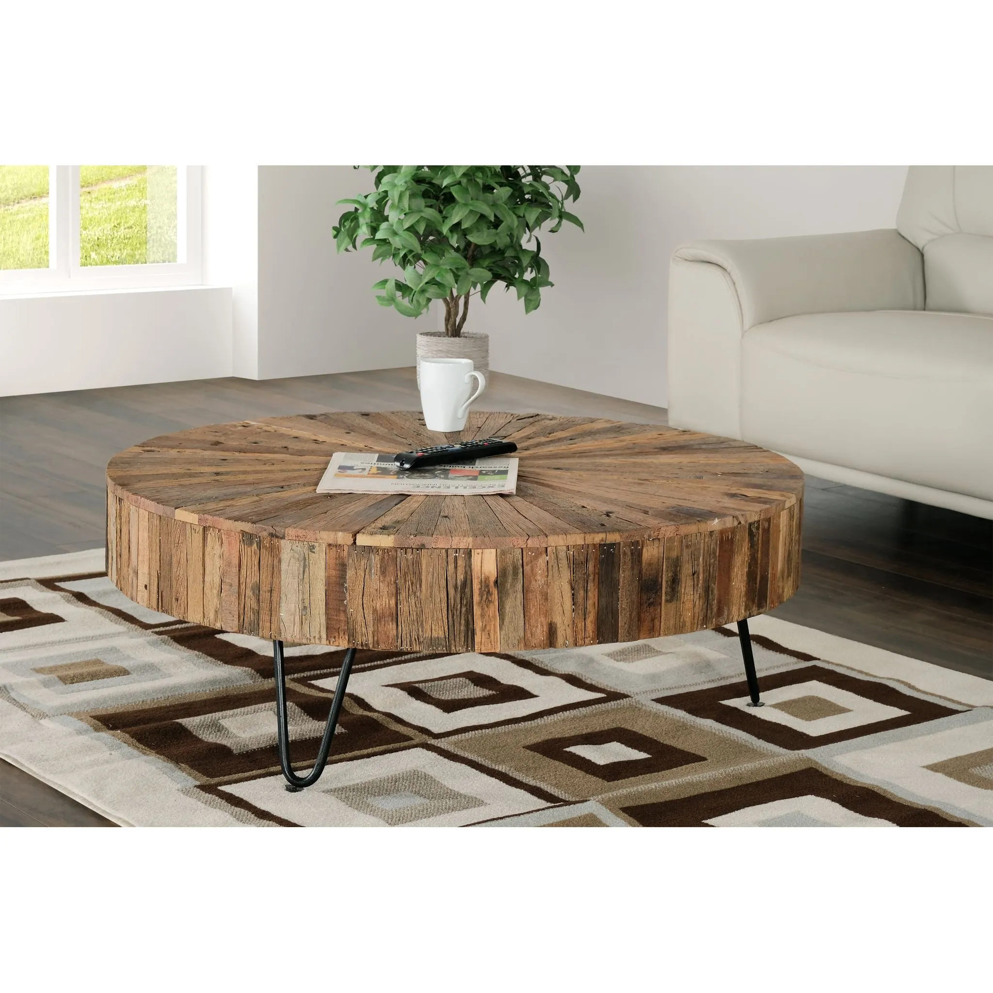 Tessa Coffee Table - Brown/Black