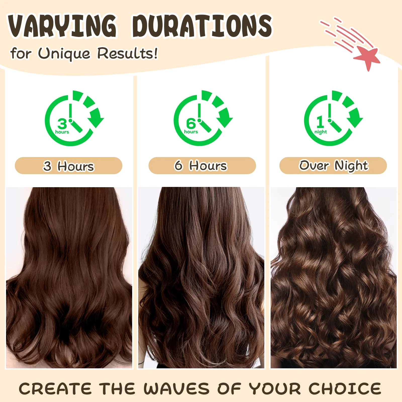 Tivlon 5 Pieces Velvet Fabric Heatless Curling Set-60in Extra Long Heatless Curlers for All Hair Types- Soft Material to Sleep in-Pink